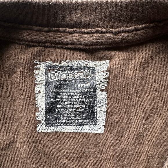 Vintage Billabong T-Shirt Women's L Brown Distressed Gradient Graphic Tee - Picture 4 of 8